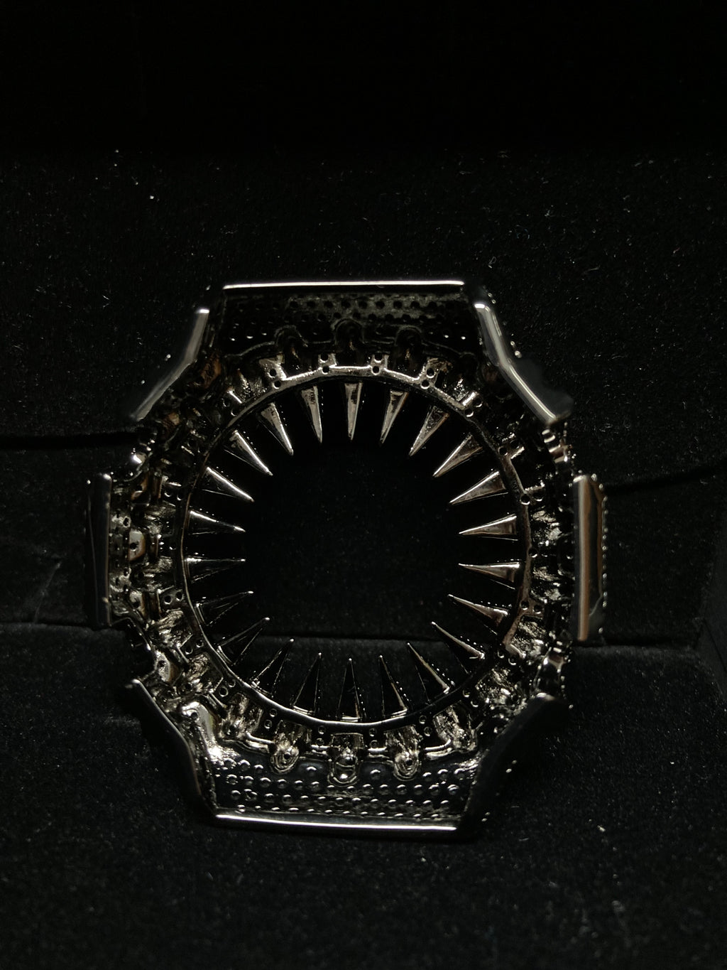 VVS Black Moissanite Iced-Out Claw Watch Bezel for GM2100 & GA2100