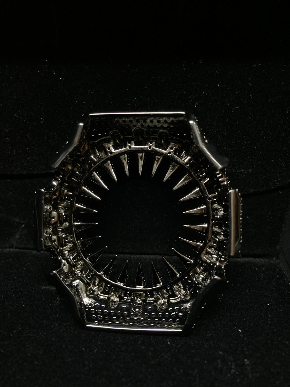 VVS Black Moissanite Iced-Out Claw Watch Bezel for GM2100 & GA2100