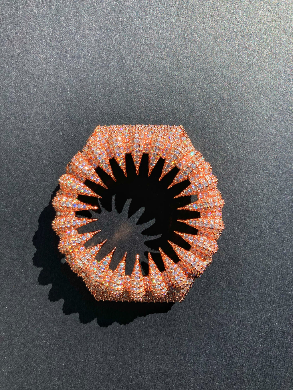 VVS Moissanite Rose Gold Iced-Out Claw Watch Bezel for GM2100 & GA2100