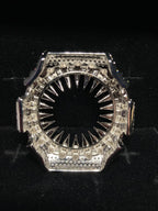 VVS Moissanite Silver Iced-Out Claw Watch Bezel for GM2100 & GA2100