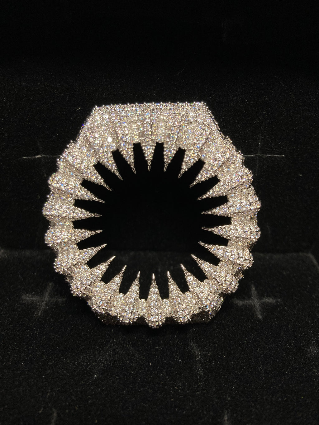 VVS Moissanite Silver Iced-Out Claw Watch Bezel for GM2100 & GA2100