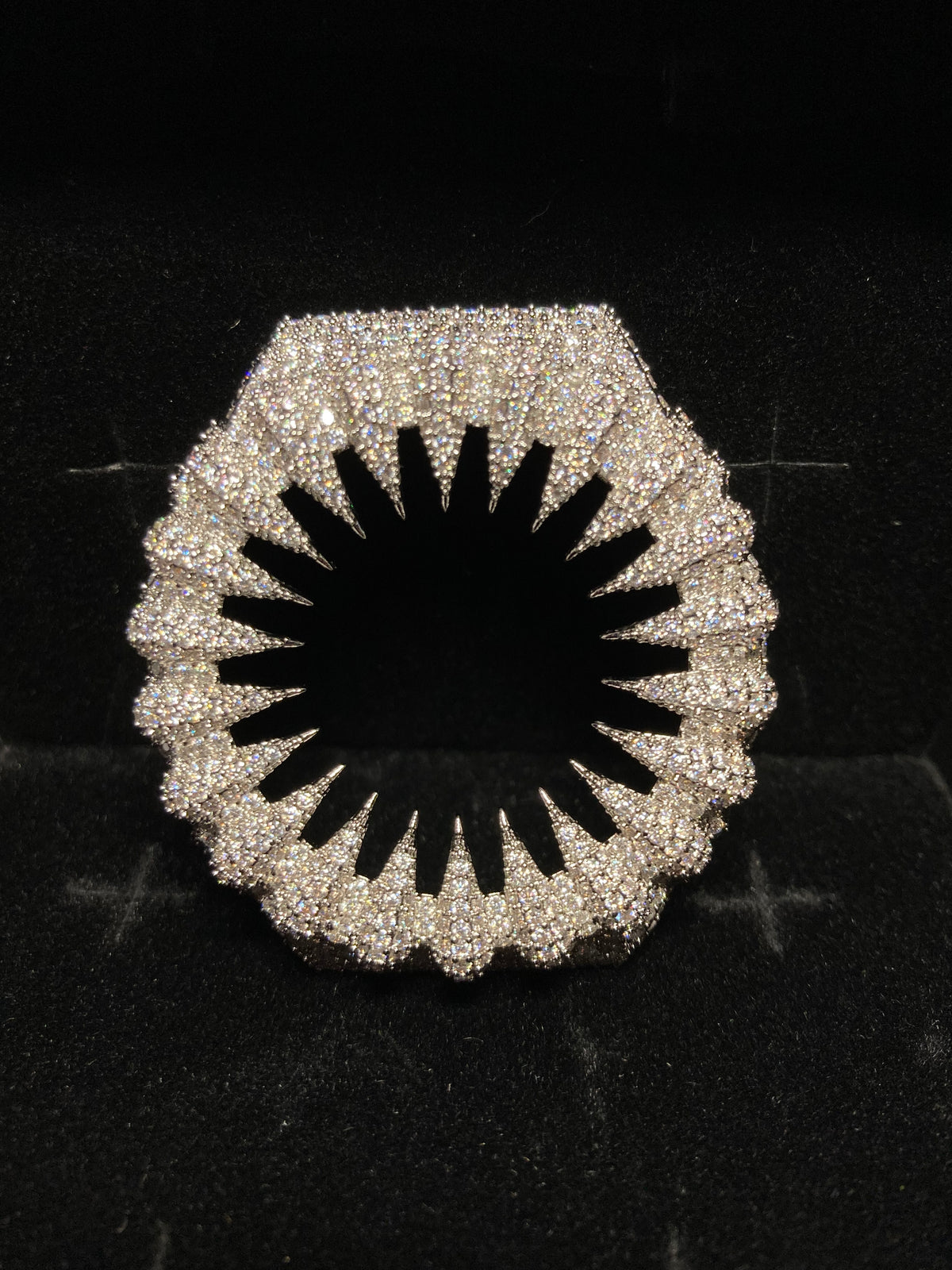 VVS Moissanite Silver Iced-Out Claw Watch Bezel for GM2100 & GA2100