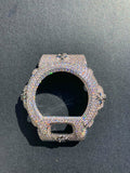 VVS Moissanite Silver Cross Iced-Out Watch Bezel for Dw6900