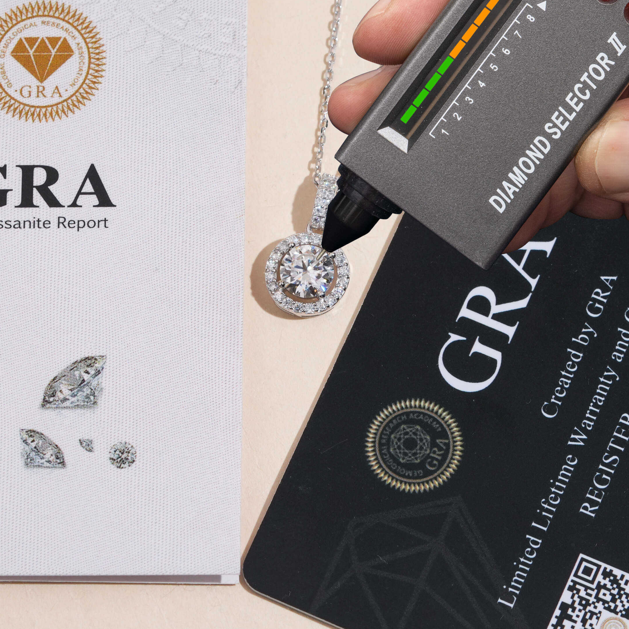 925 Sterling Silver 1CT Brilliant Cut VVS Moissanite Diamond Necklace | Women’s Fine Jewelry