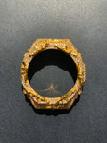 VVS Moissanite Iced-Out AK-47 Watch Bezel – Silver & Gold for GM2100 & GA2100