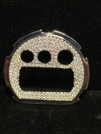 VVS Moissanite Silver Iced-Out Inner Watch Bezel for Dw6900