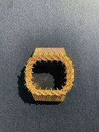 VVS Moissanite Gold Iced-Out Thorn Watch Bezel for Dw5600