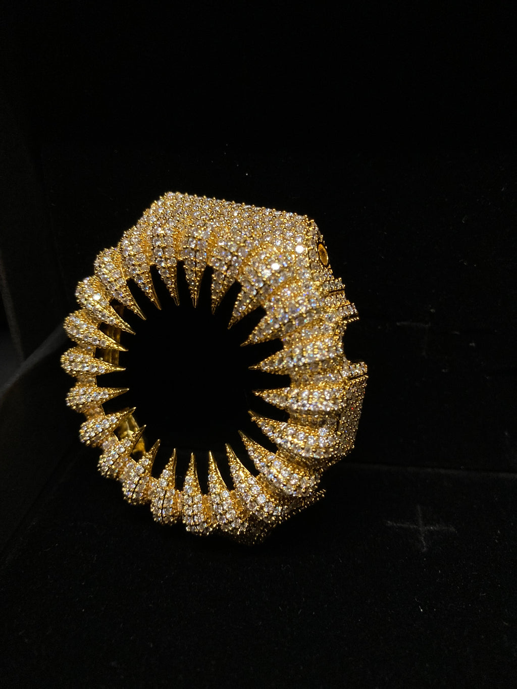 VVS Moissanite Iced-Out Claw Watch Bezel Gold for GM2100 & GA2100