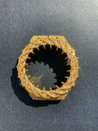 VVS Moissanite Gold Iced-Out Thorn Watch Bezel for GM2100 & GA2100