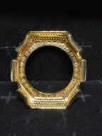 VVS Moissanite Gold Iced-Out Watch Bezel for GM2100 & GA2100