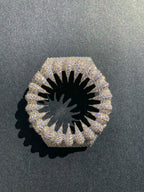 VVS Moissanite Silver Iced-Out Claw Watch Bezel for GM2100 & GA2100
