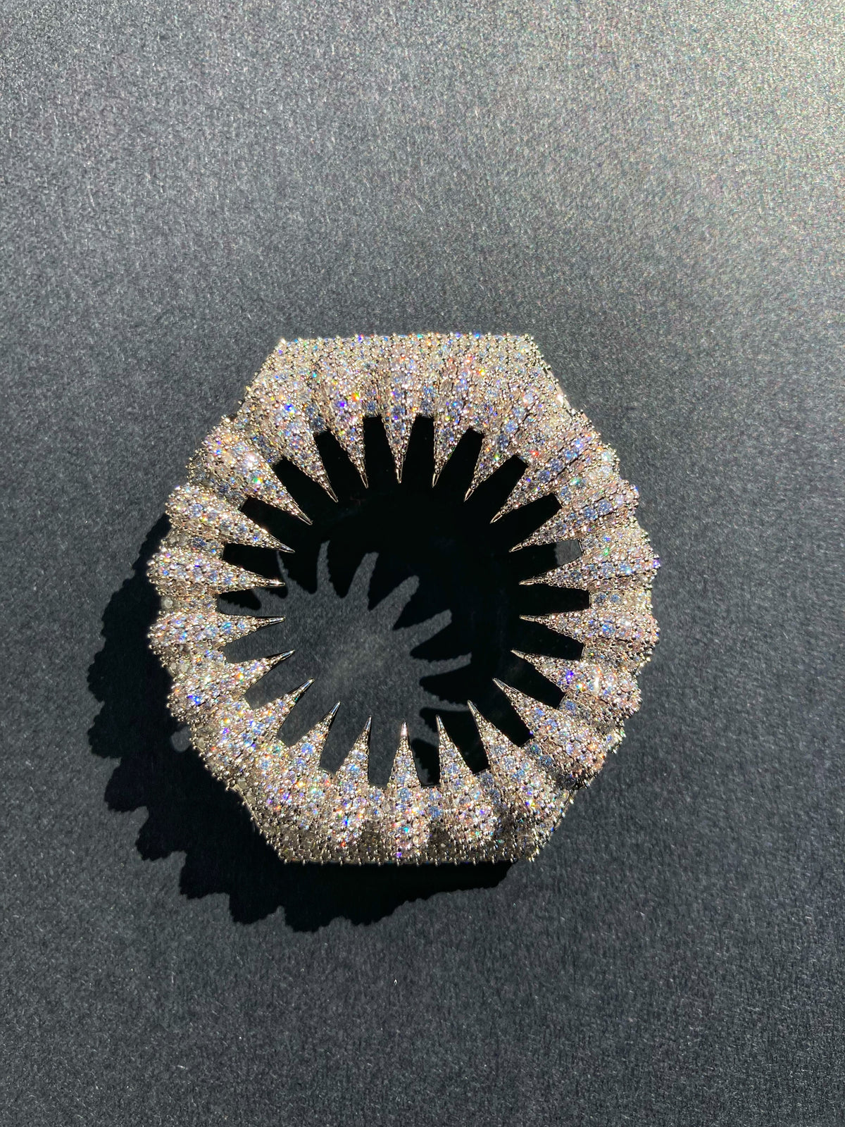 VVS Moissanite Silver Iced-Out Claw Watch Bezel for GM2100 & GA2100