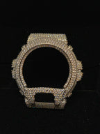 VVS Moissanite Silver Iced-Out Watch Bezel for Dw6900