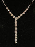 925 Sterling Silver Elegant Moissanite Necklace | GRA Certified Women’s