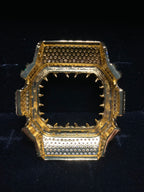 VVS Moissanite Gold Iced-Out Thorn Watch Bezel for Dw5600