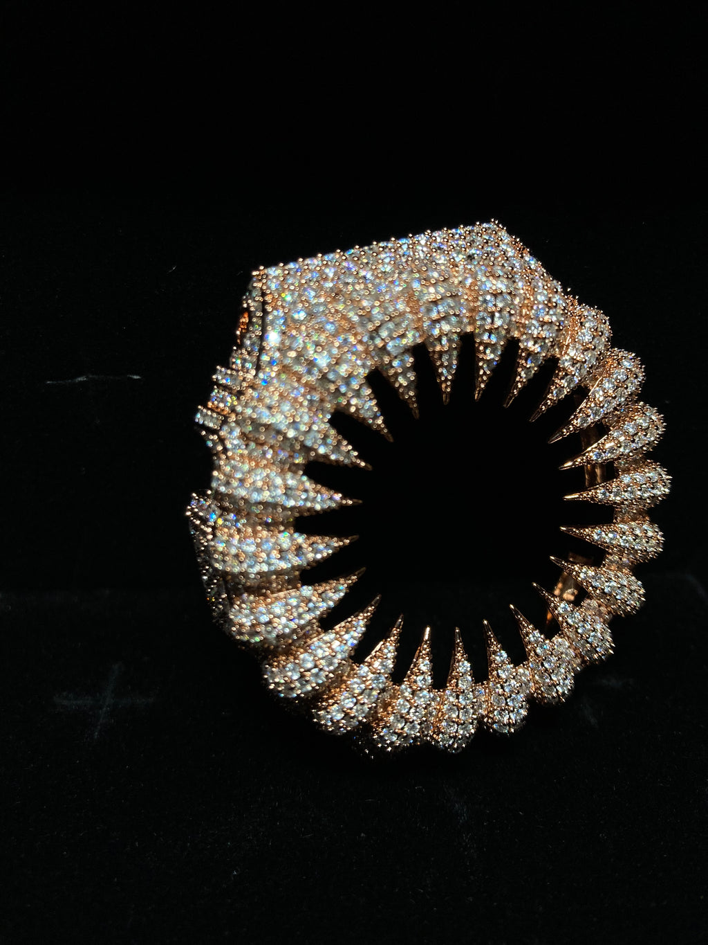 VVS Moissanite Rose Gold Iced-Out Claw Watch Bezel for GM2100 & GA2100