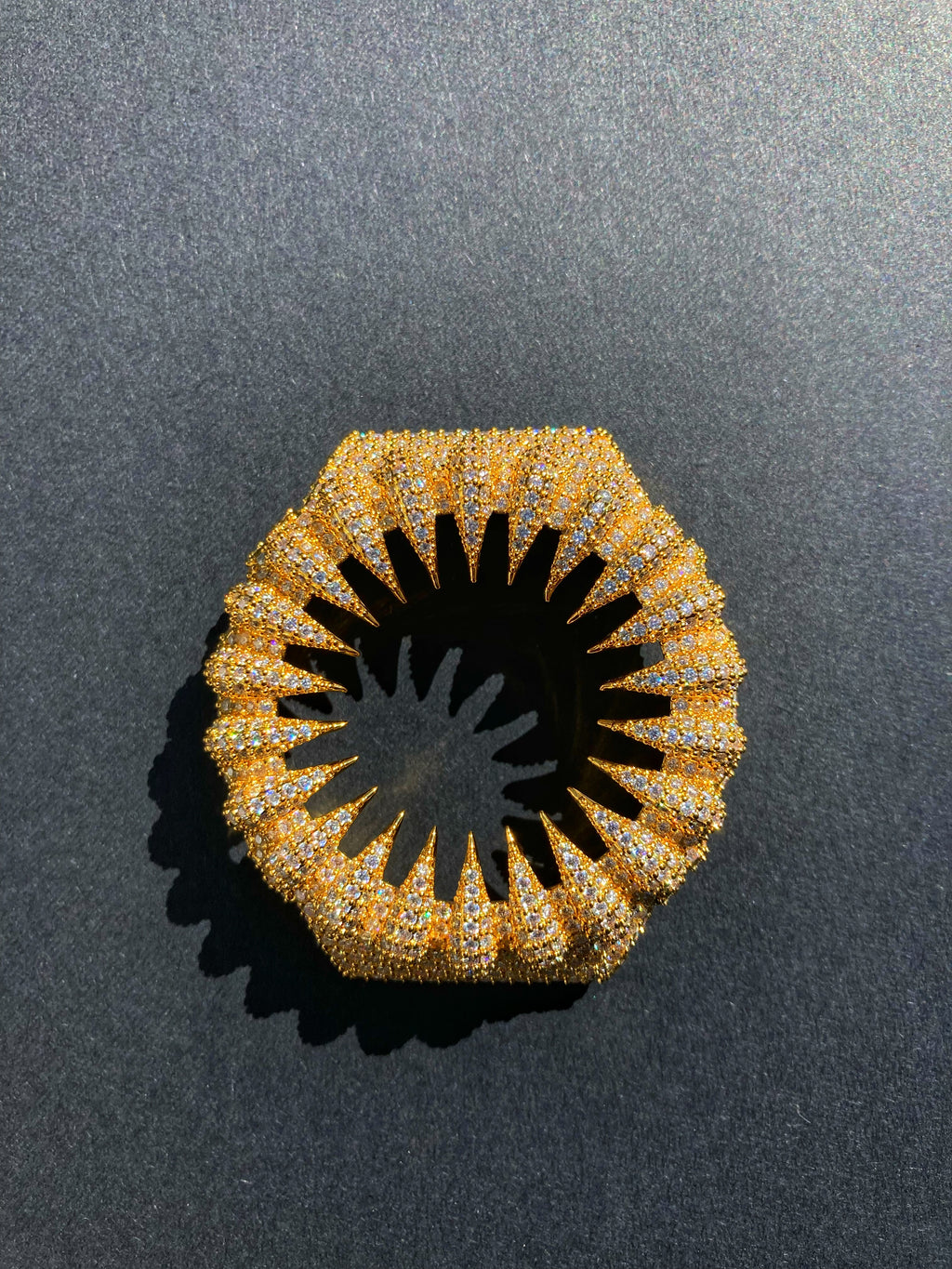 VVS Moissanite Iced-Out Claw Watch Bezel Gold for GM2100 & GA2100