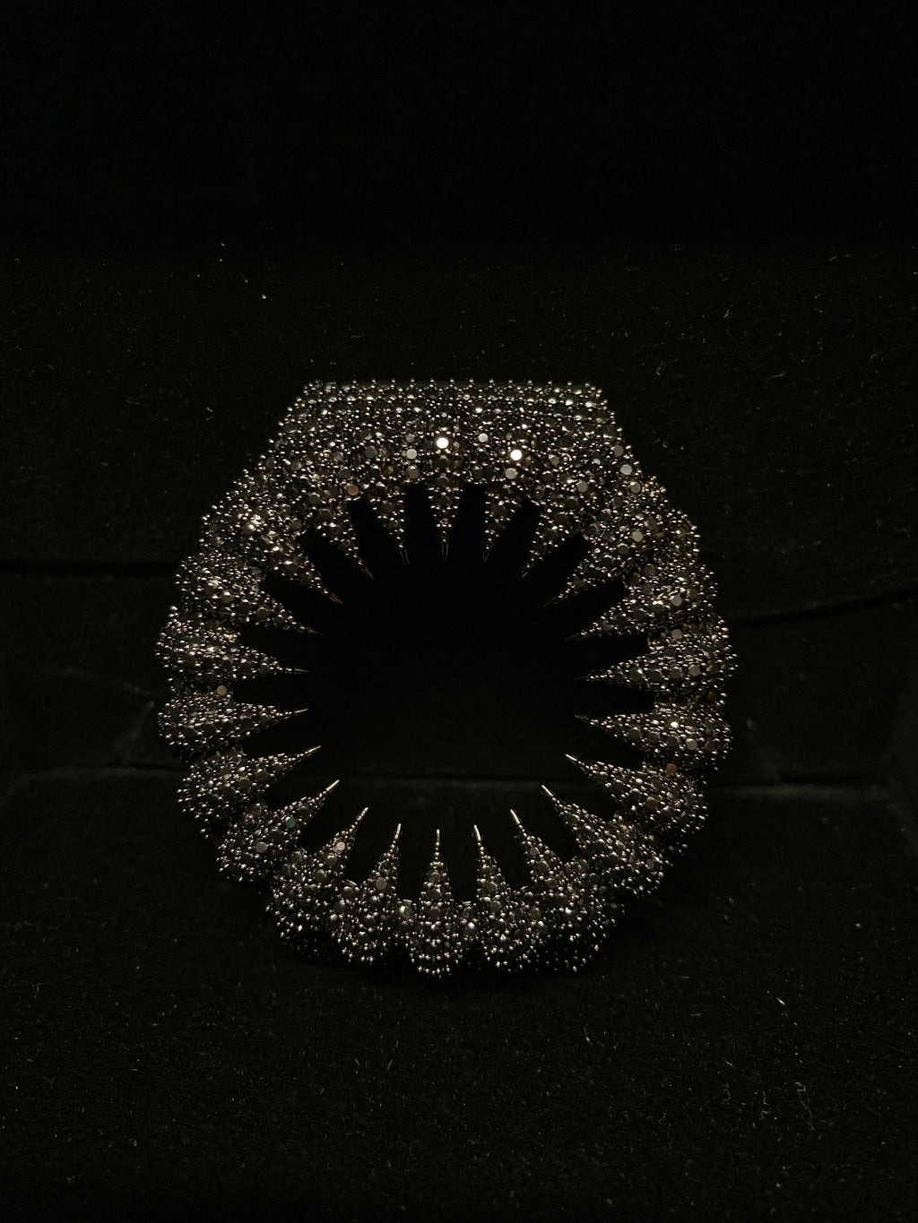 VVS Black Moissanite Iced-Out Claw Watch Bezel for GM2100 & GA2100