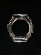 VVS Moissanite Iced-Out AK-47 Watch Bezel – Silver & Gold for GM2100 & GA2100