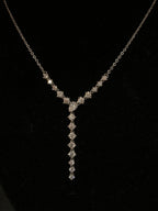 925 Sterling Silver Elegant Moissanite Necklace | GRA Certified Women’s