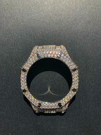 VVS Moissanite Iced-Out Silver Bezel for G-Shock GM2100 & GA2100