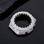 VVS Moissanite Iced-Out Thorn Watch Bezel for GM2100 & GA2100 | 10K Gold Finish