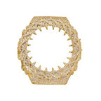 VVS Moissanite Iced-Out Thorn Watch Bezel for GM2100 & GA2100 | 10K Gold Finish