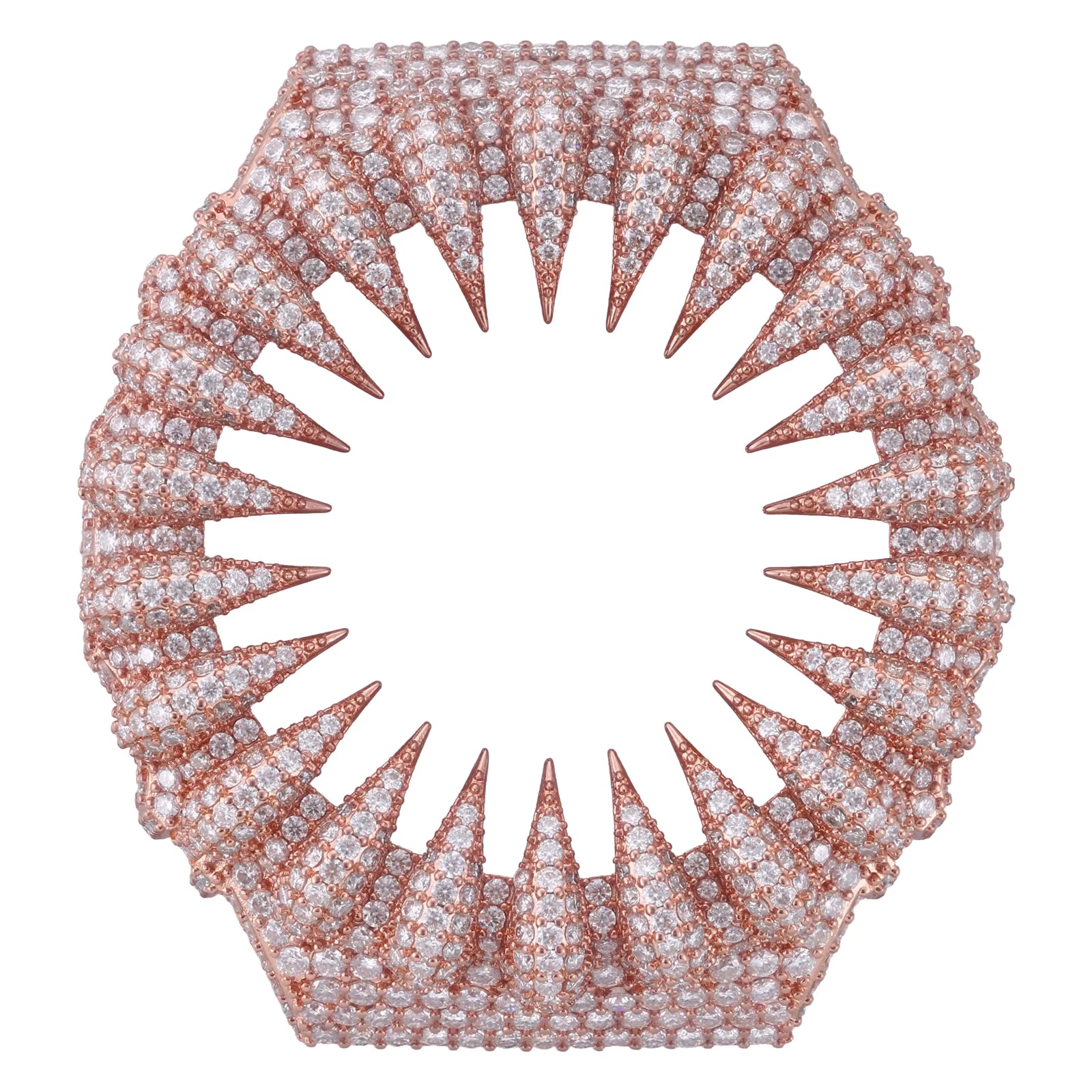 VVS Moissanite Iced-Out Claw Watch Bezel for GM2100 & GA2100 | 10K Gold Finish