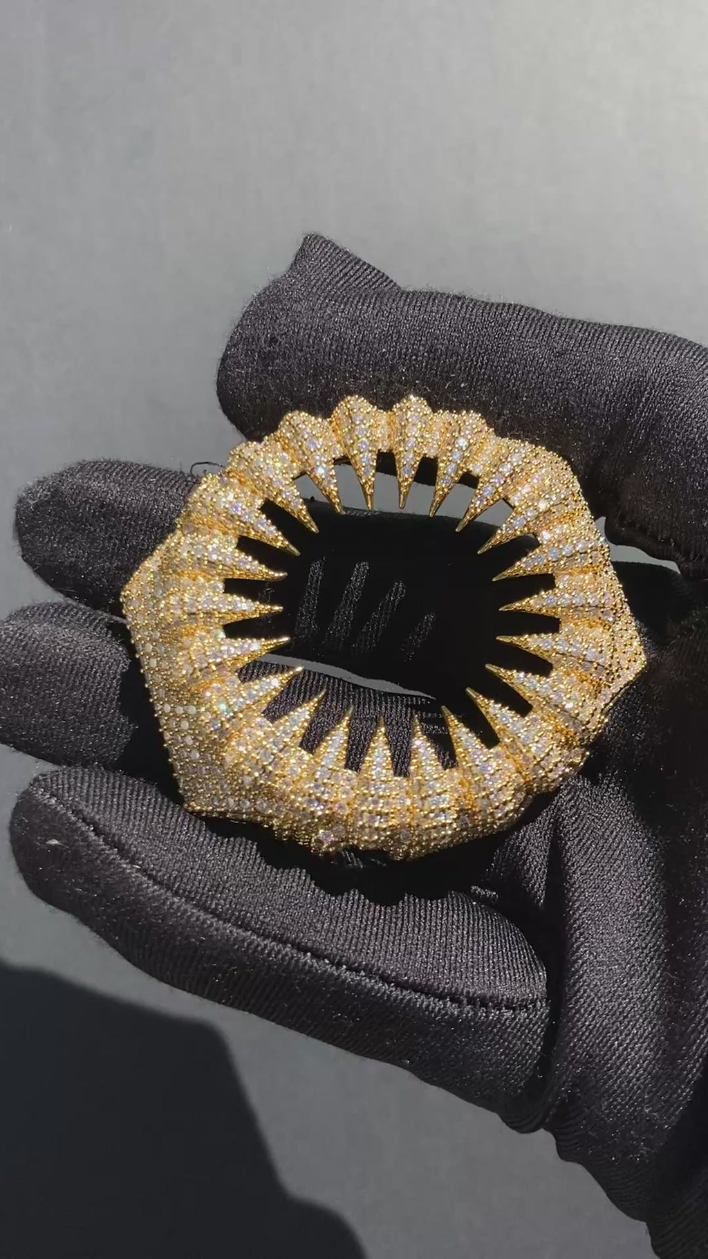 VVS Moissanite Iced-Out Claw Watch Bezel Gold for GM2100 & GA2100