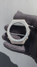 VVS Moissanite Silver Iced-Out Watch Bezel for GM2100 & GA2100