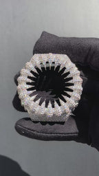 VVS Moissanite Silver Iced-Out Claw Watch Bezel for GM2100 & GA2100
